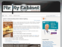 Tablet Screenshot of fixmycabinet.com